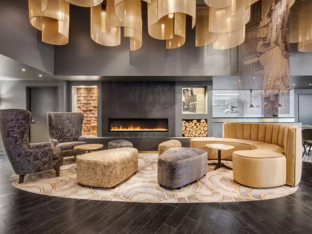 Lobby Fireplace