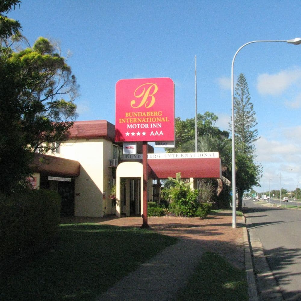 Sign and Entrance