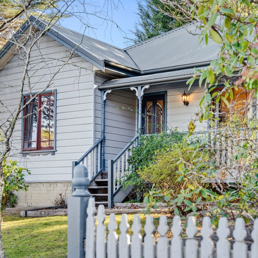 Front of the cottage