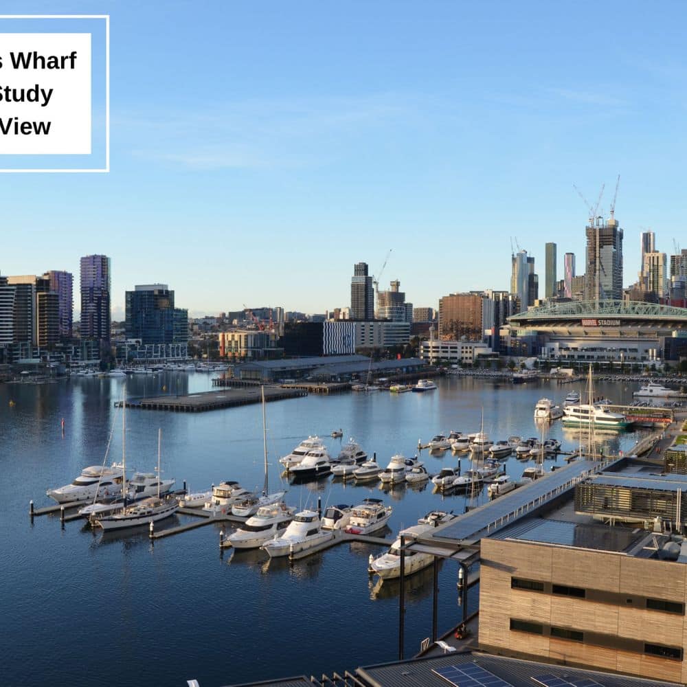 Victoria harbour & Marvel Stadium