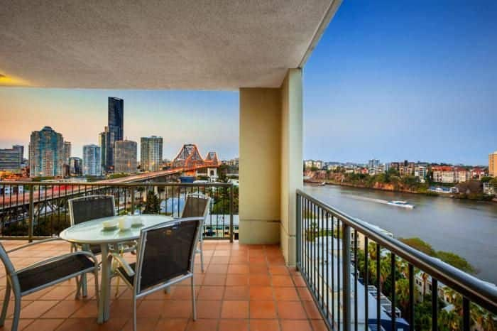 River views from the higher floors