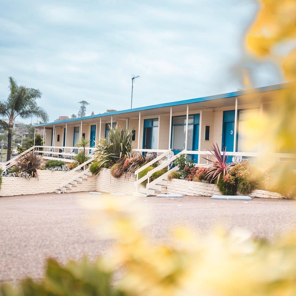 Frontage of our classic balcony lakeview rooms