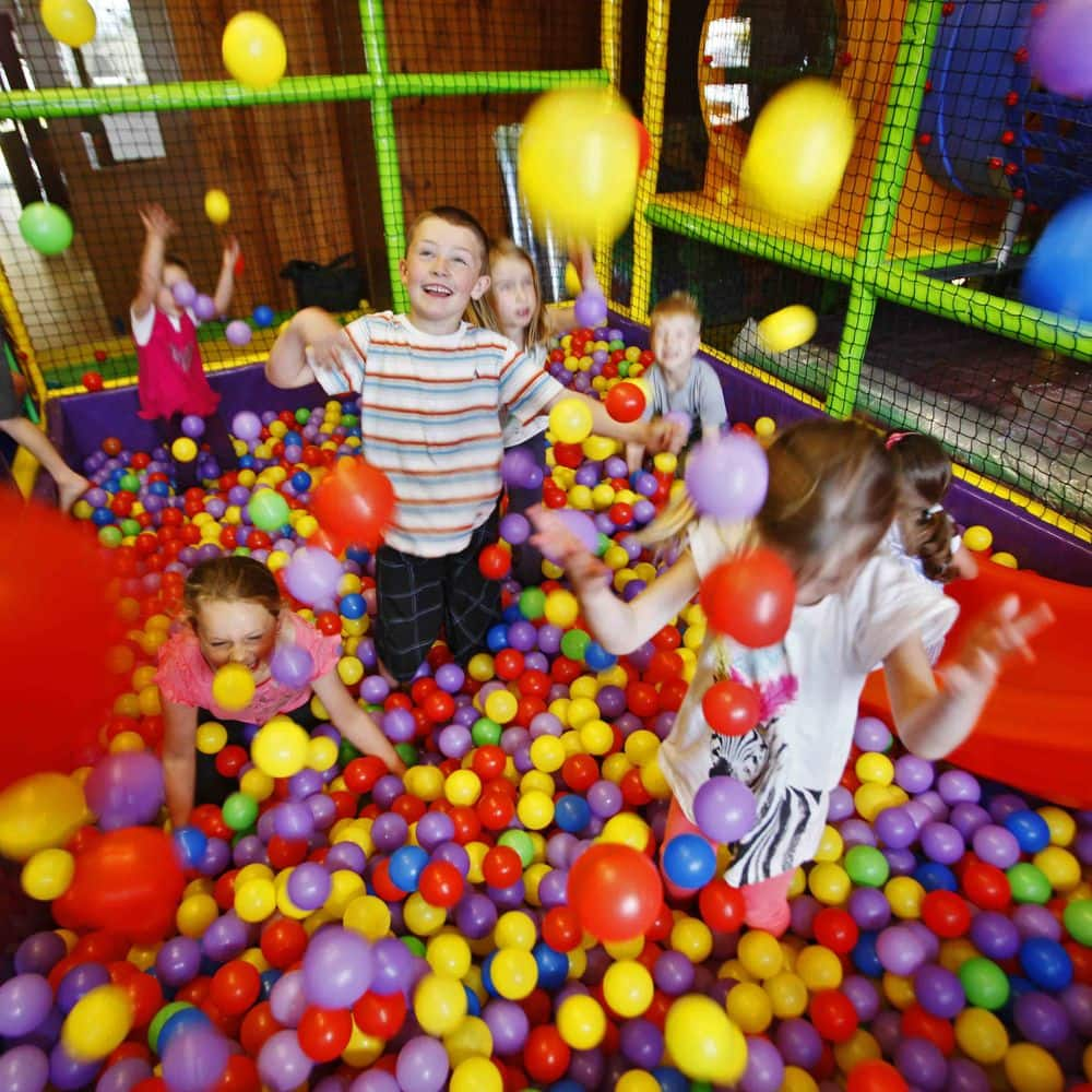 Indoor toddler playroom