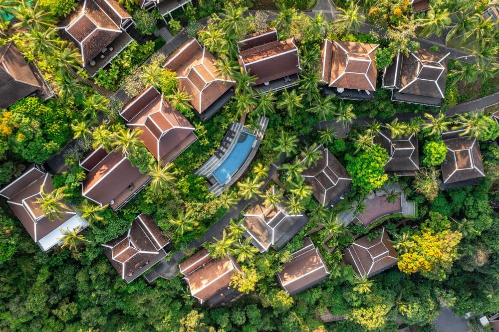 Aerial View of InterContinental Koh Samui