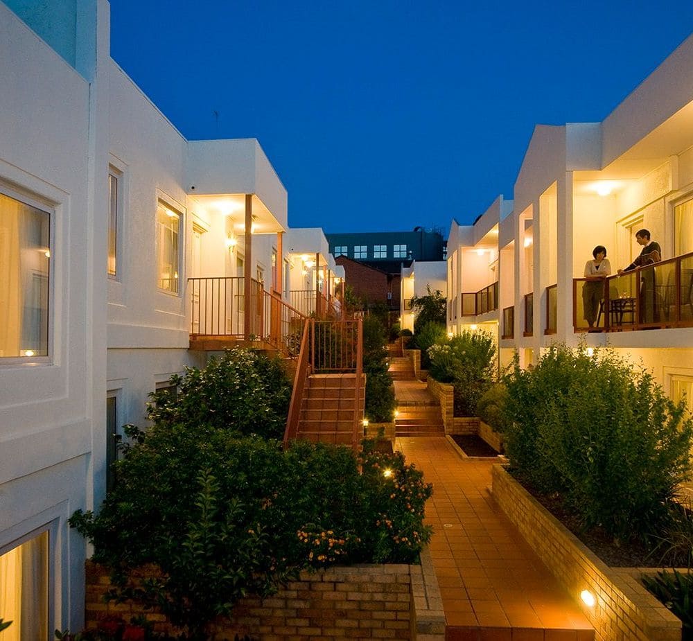 View towards Tooronga Road from apartments