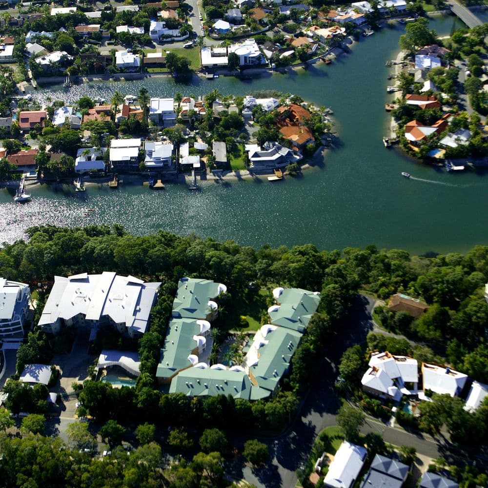 Macquarie Lodge Aerial View