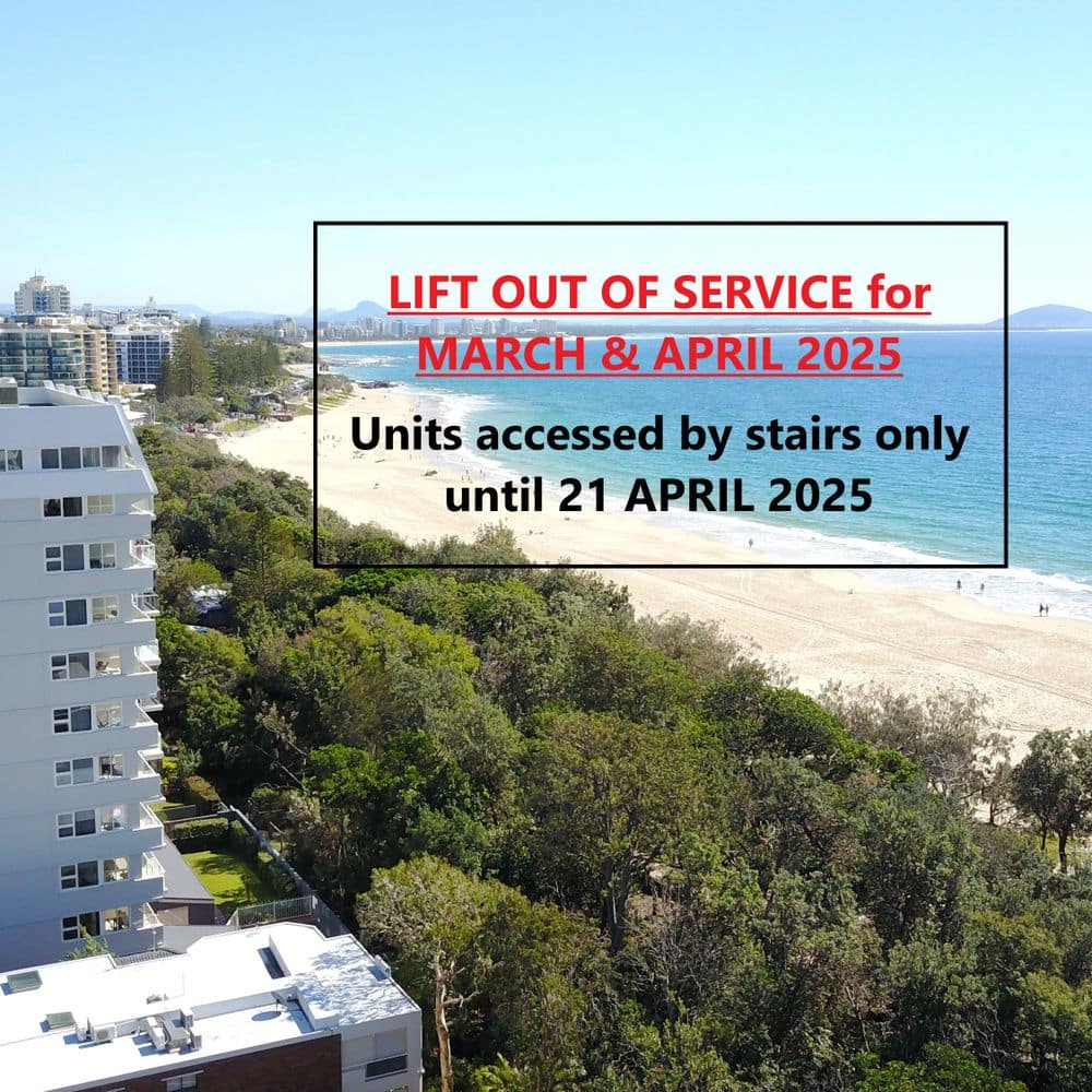 Lift Out of Service March-April 2025