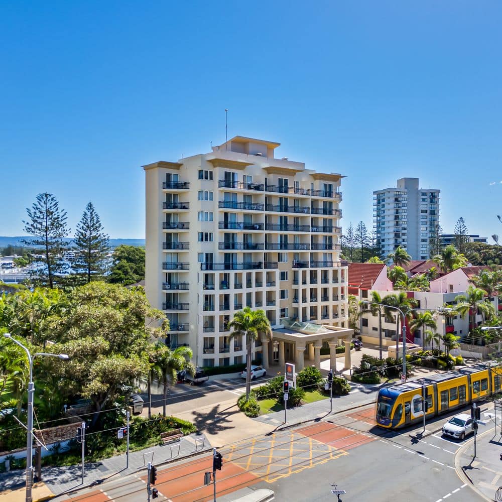 Building Location and Tram Stop