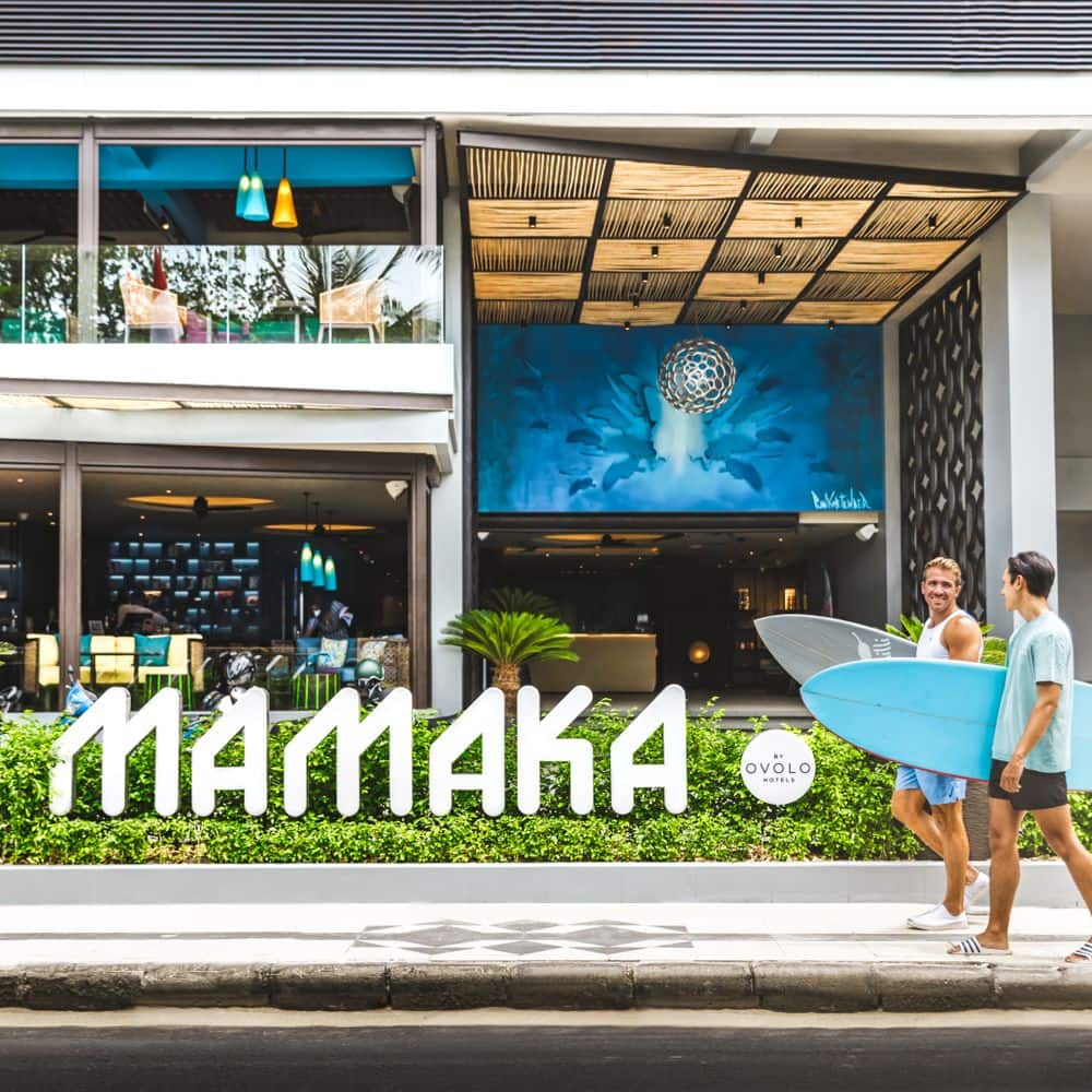 MAMAKA by Ovolo - Hotel facade from Kuta Beach