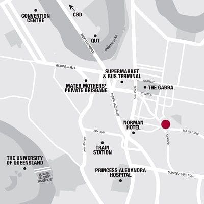 Quest Woolloongabba Location Map