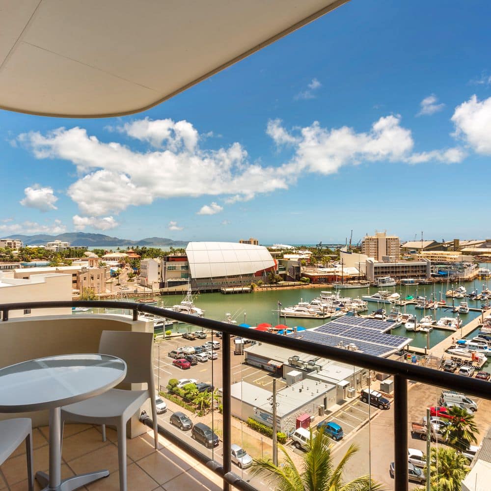 Balcony view over Marina