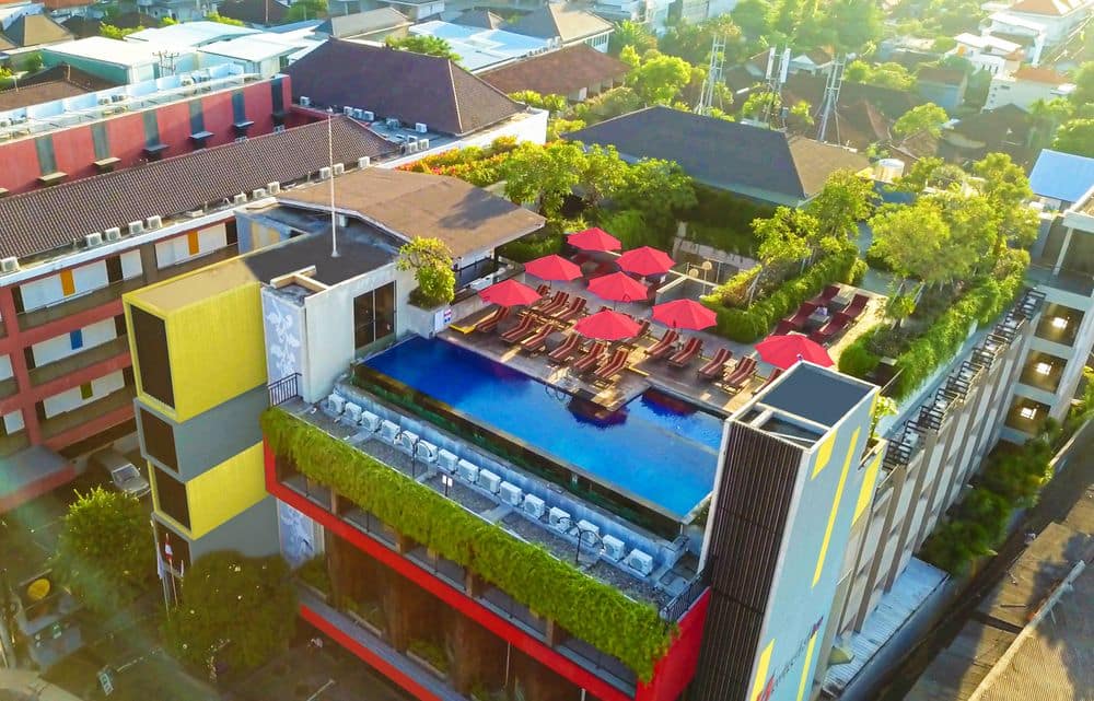Sevn Legian - Resort Aerial