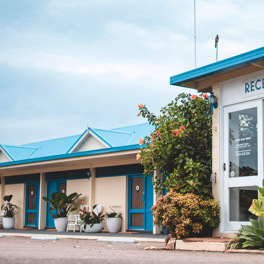 Frontage of our pool view deluxe rooms