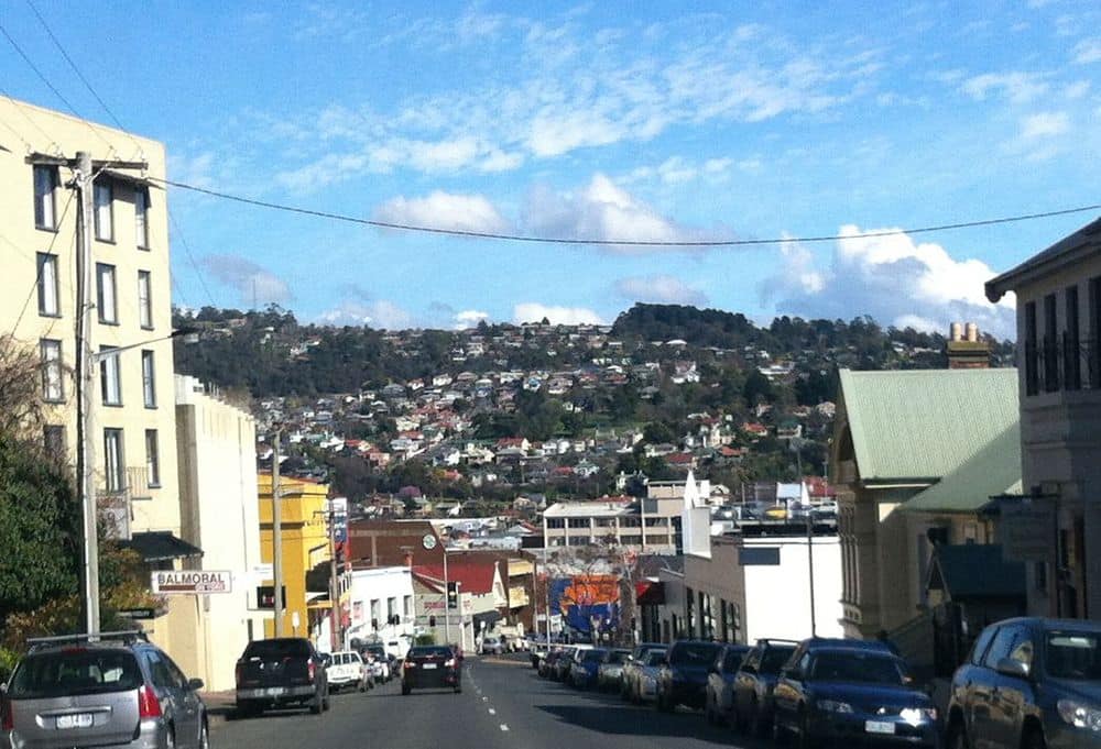 Views along York Street to the City Shopping