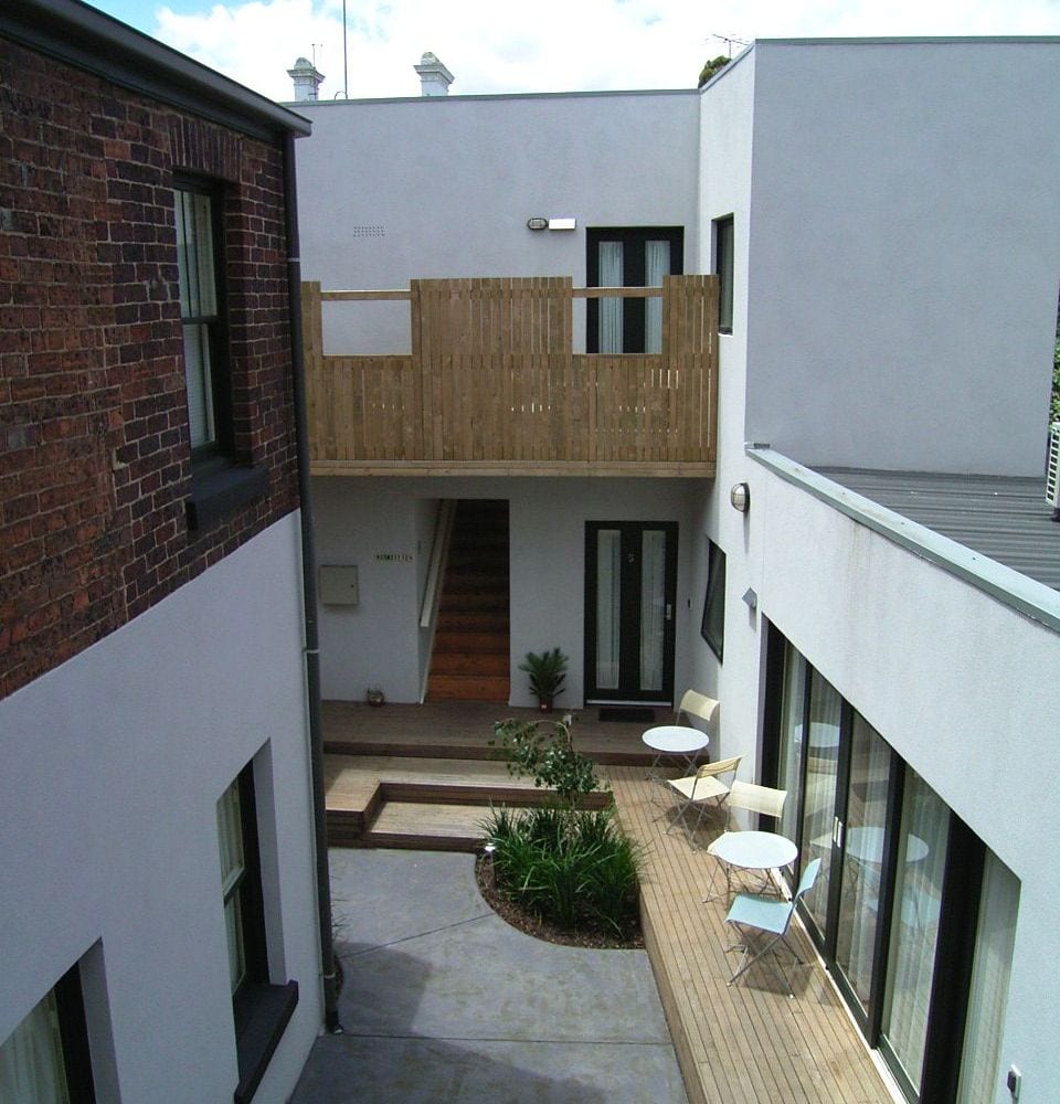 Rear Courtyard