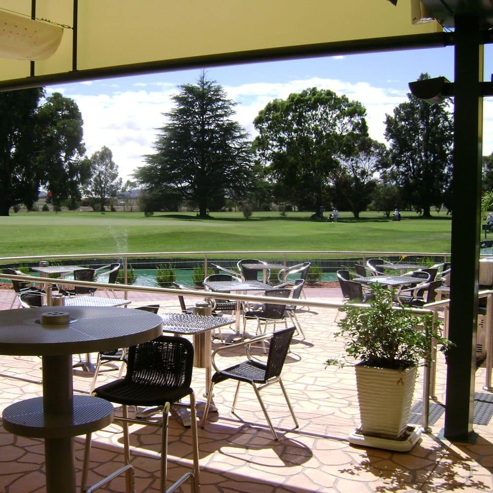 Clubhouse Deck overlooking 6th Green