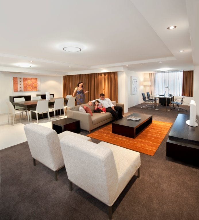 CBD Luxury Accommodation - Penthouse Lounge