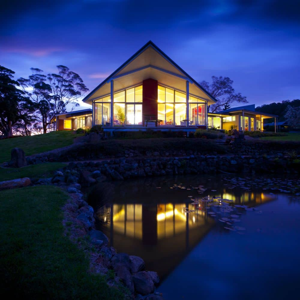 The Main House at Night