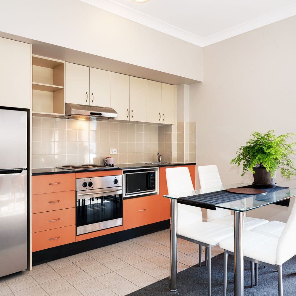 One Bedroom Apartment - Kitchen and Dining Area