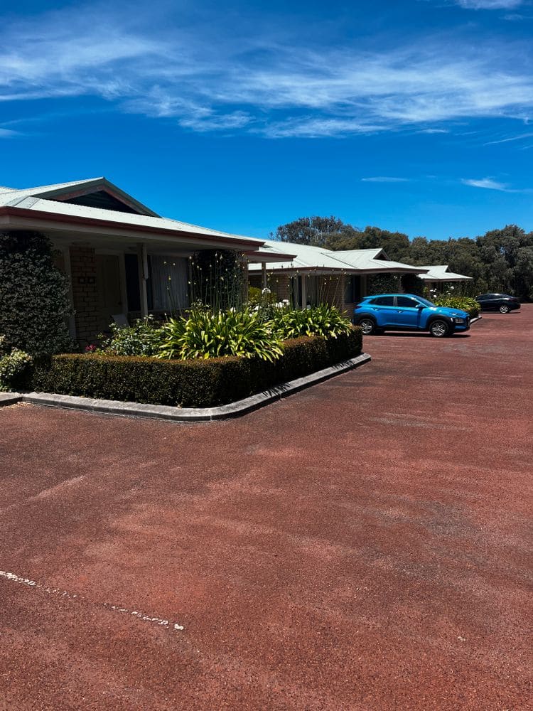 Back carpark and courtyards