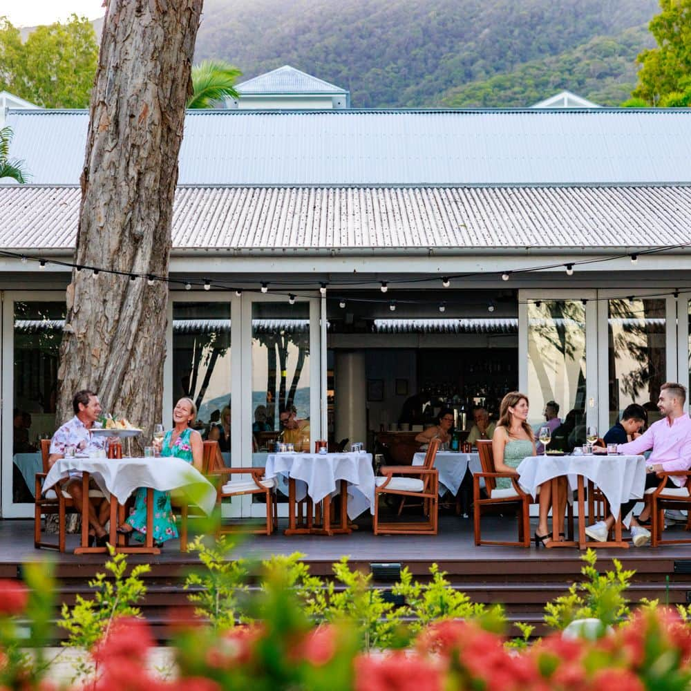 Restaurant Deck - The Reef House Adults Retreat