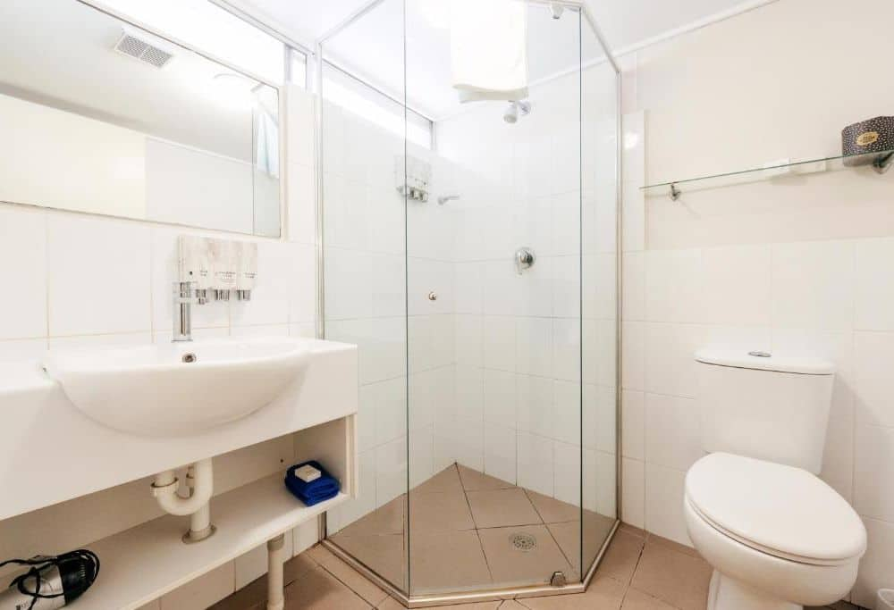 Spacious Bathrooms with Walkin Shower