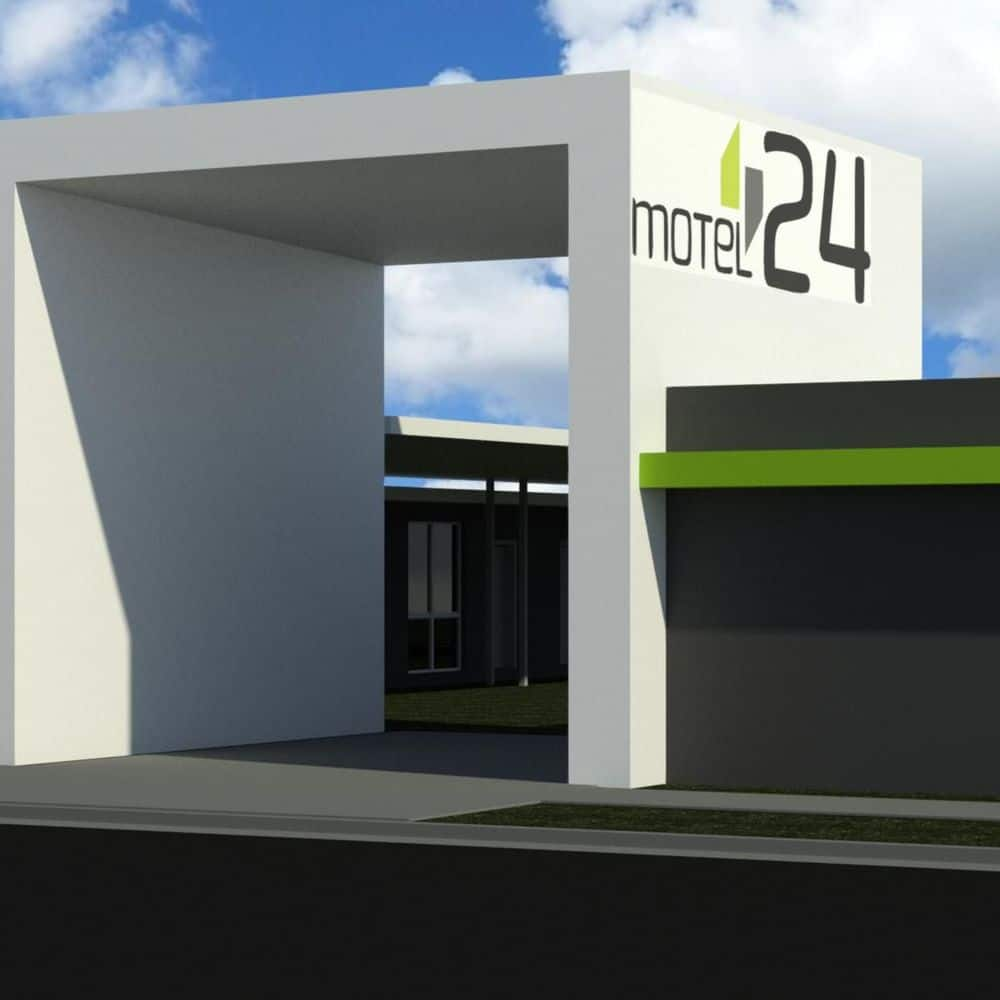 Motel 24 - Front Entry 