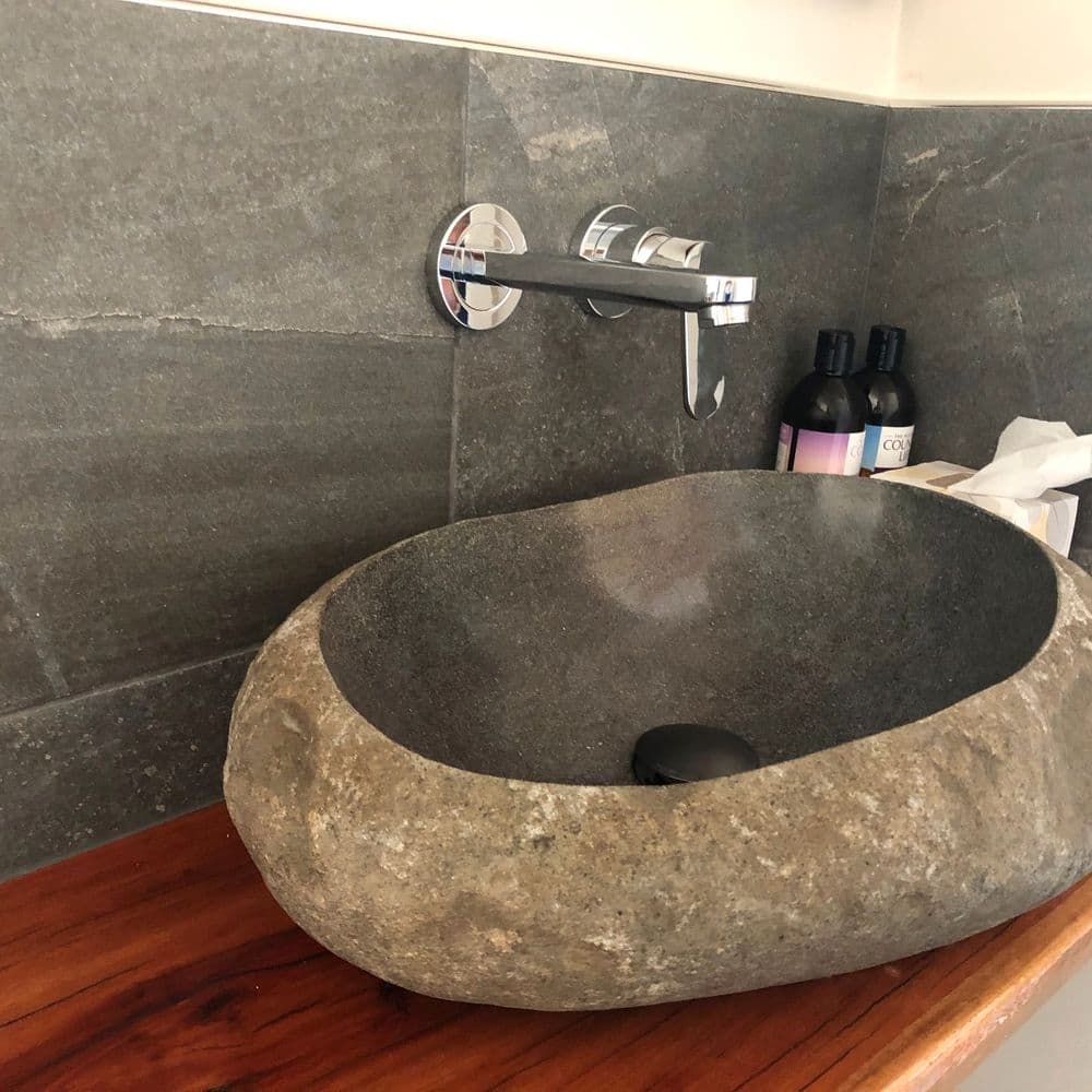 Granite stone vanity