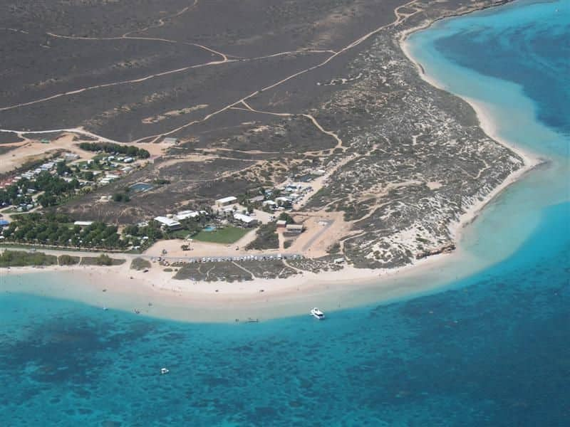 Ningaloo Reef Resort Ariel View