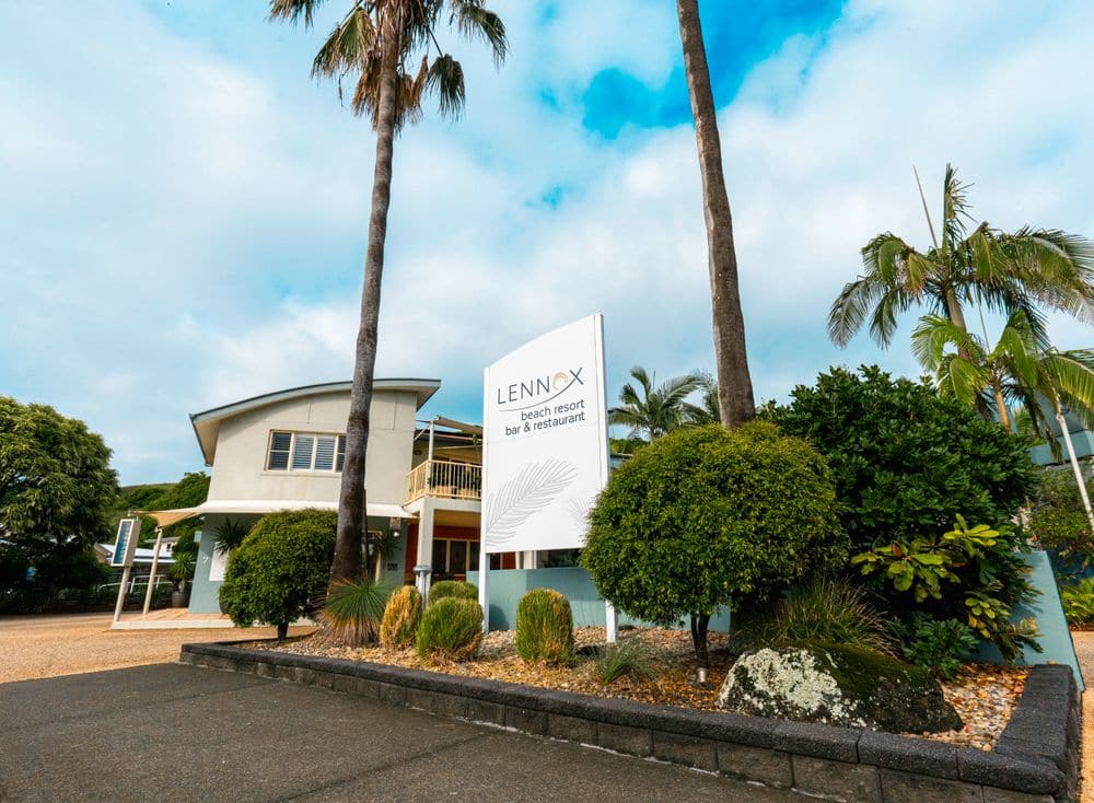 Lennox Beach Resort Entrance
