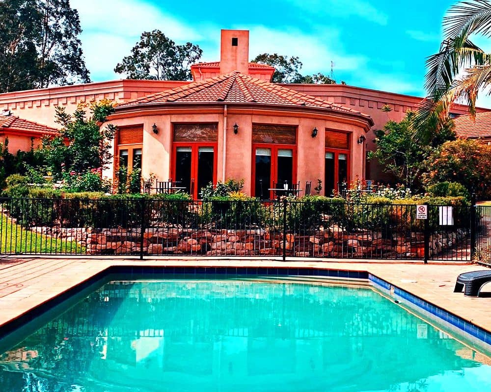 Pool with view