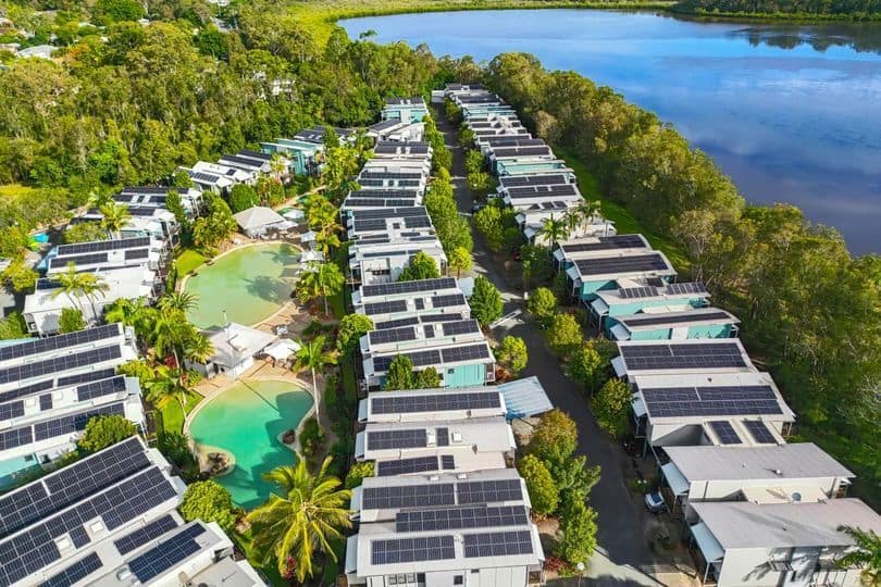 Overview of Noosa Lakes Resort