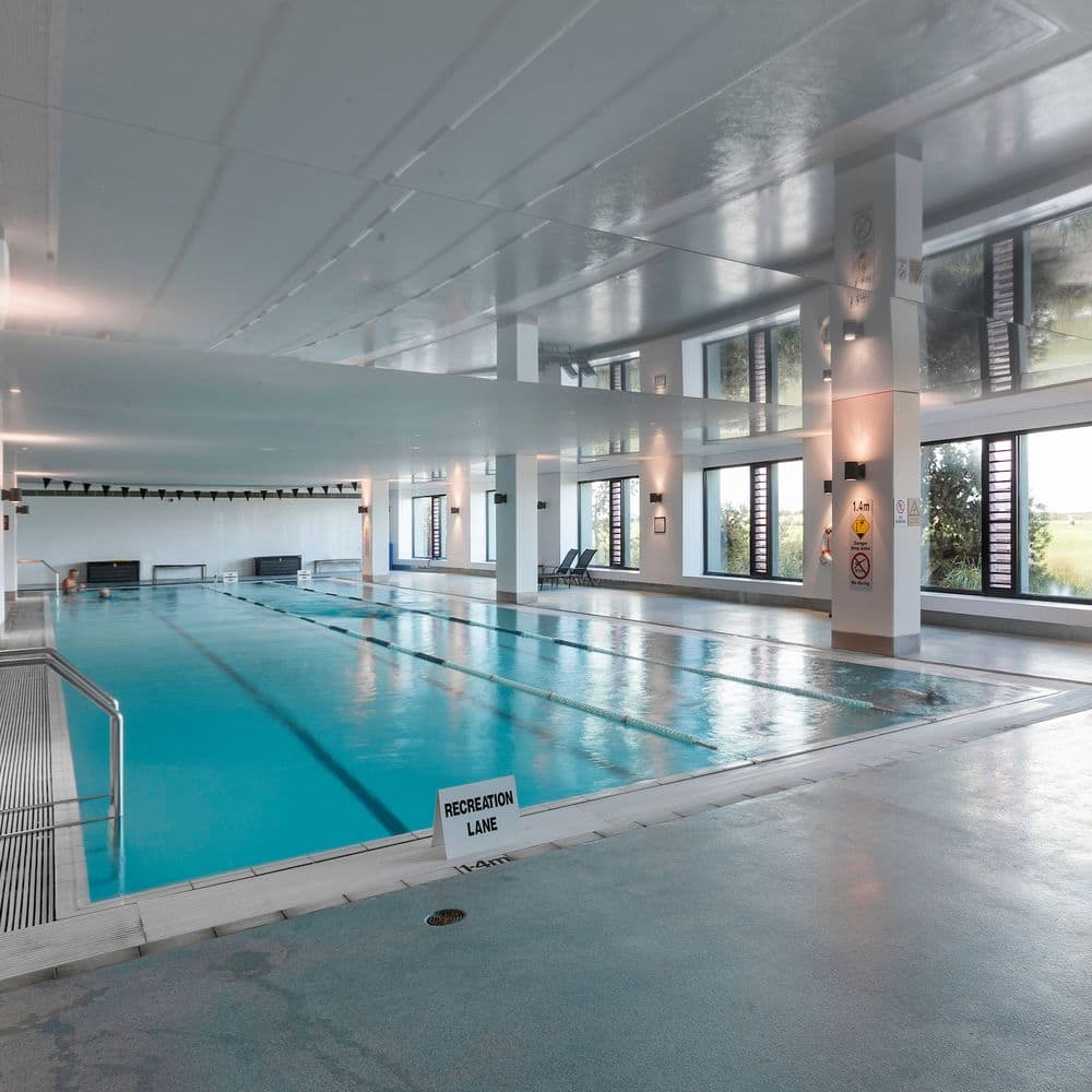 Health club swimming pool