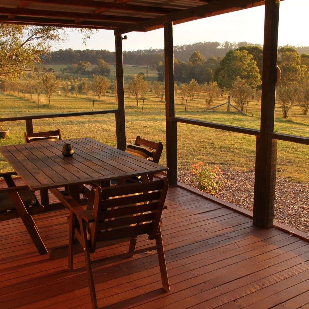 Cottage outdoor seating