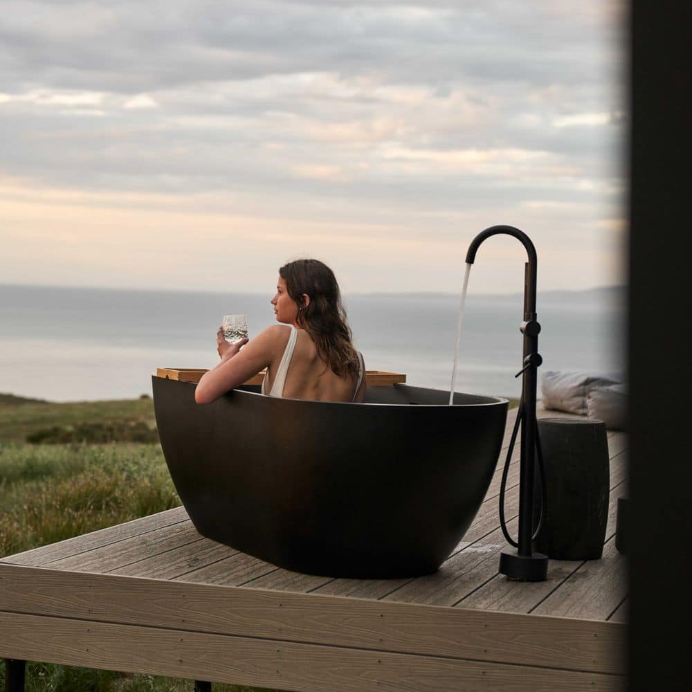 Outdoor bath, CABN Kangaroo Island