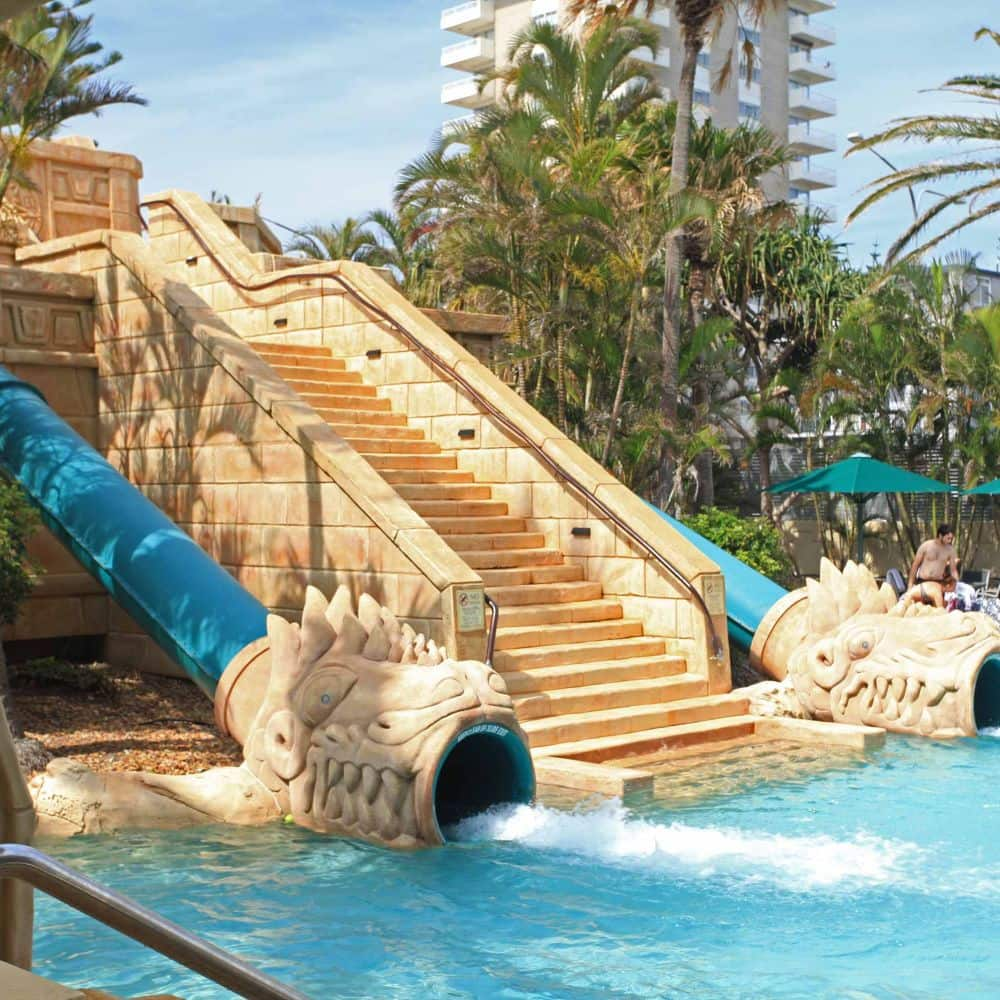 Water slides