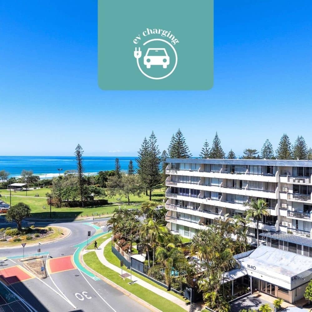 The property features EV Chargers