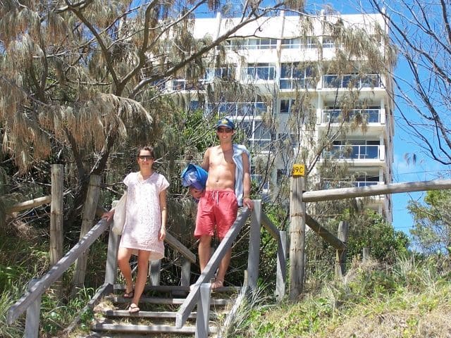 Beach entry from 84 The Spit