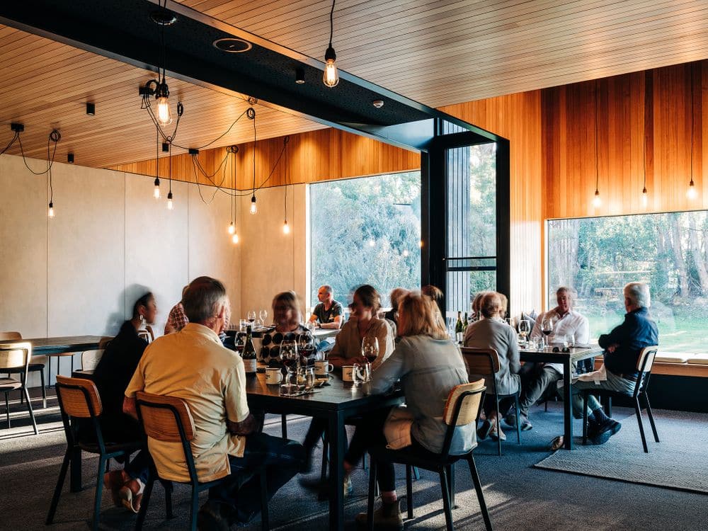 Pumphouse Point - Shared-table dining