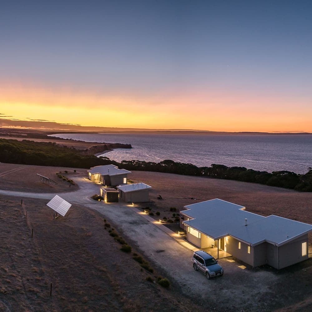 Sunset at Oceanview Eco Villas